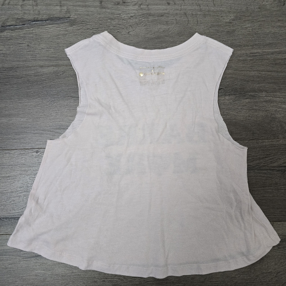 Spiritual Gangster Barre More Pink Sleeveless Swing Crop Top XS Athletic - Picture 8 of 9